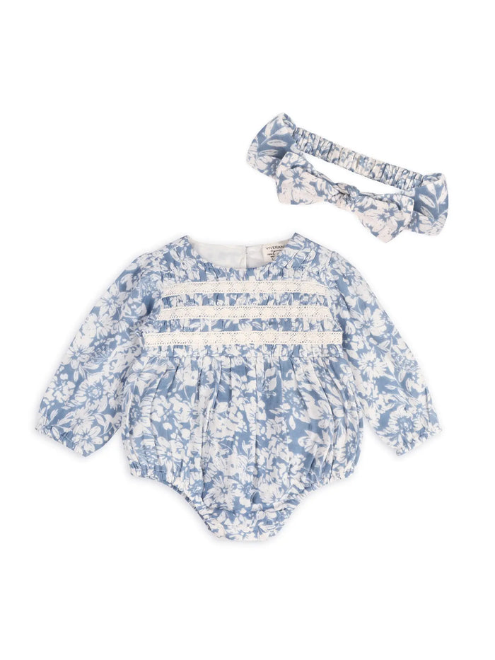 Mykonos Romper & Headband Set (Organic Cotton)