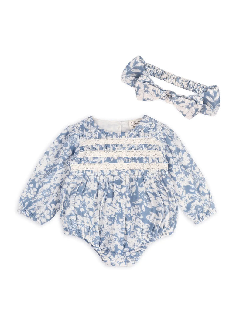 Mykonos Romper & Headband Set (Organic Cotton)