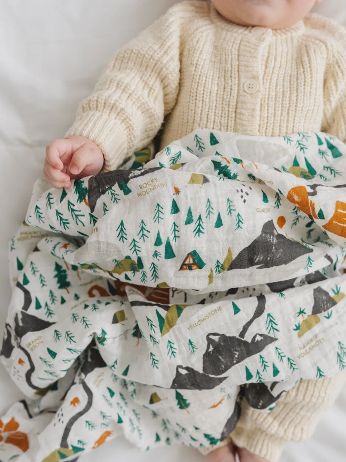 National Parks Swaddle (Mini Pattern)