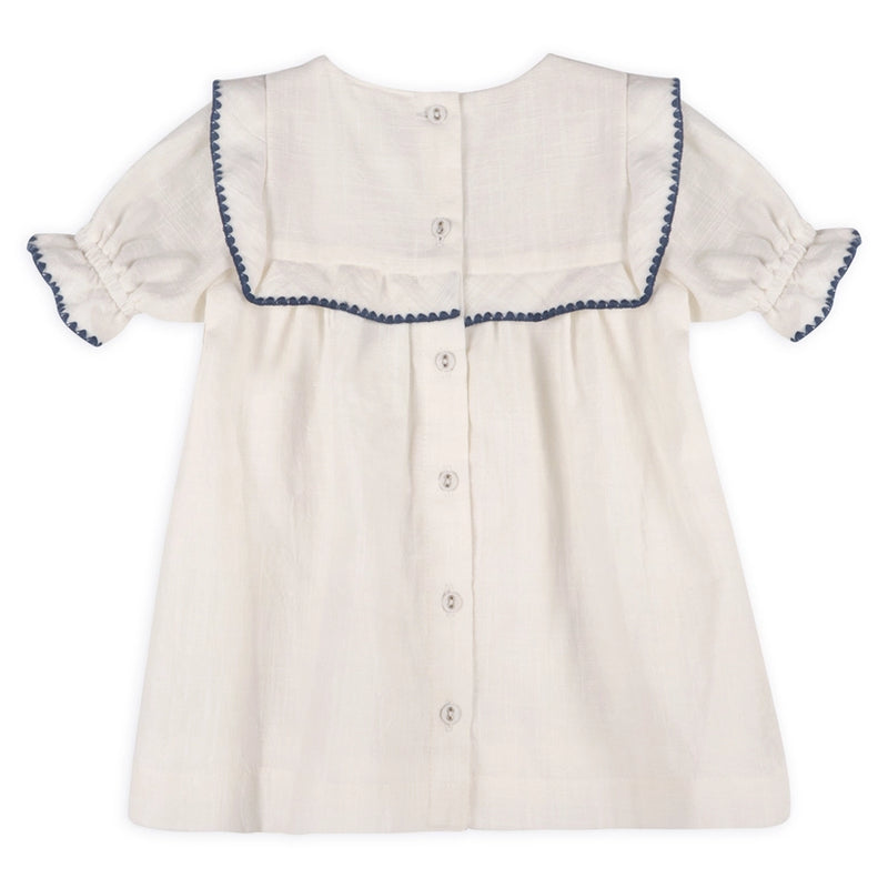 Embroidered Floral Dress & Bloomer