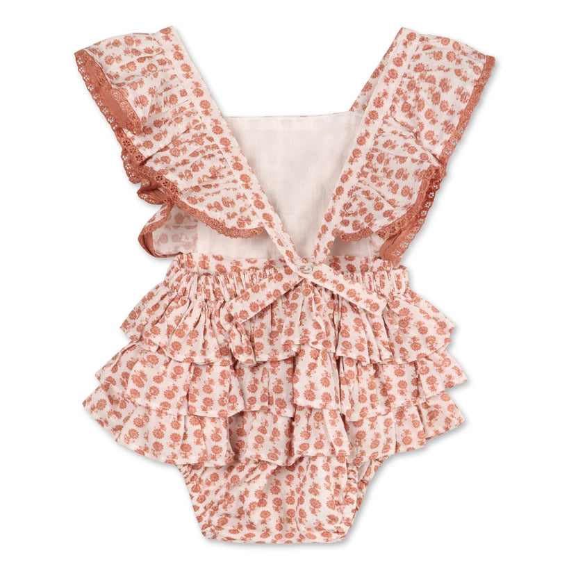 Vienna Dotted Baby Romper