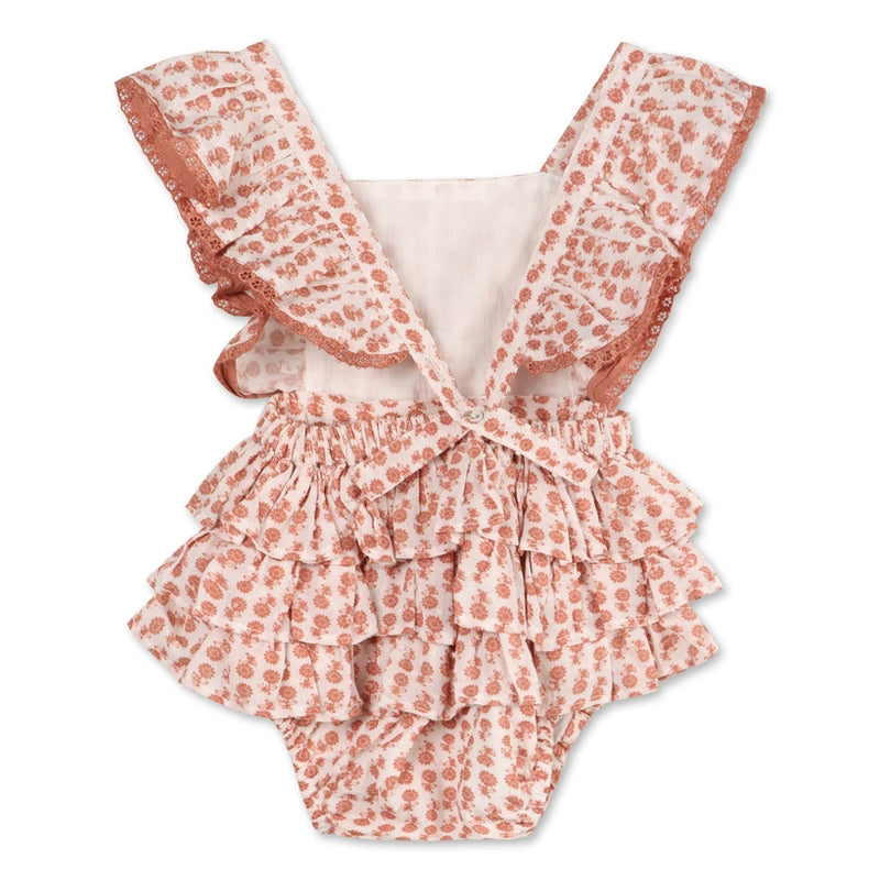Vienna Dotted Baby Romper