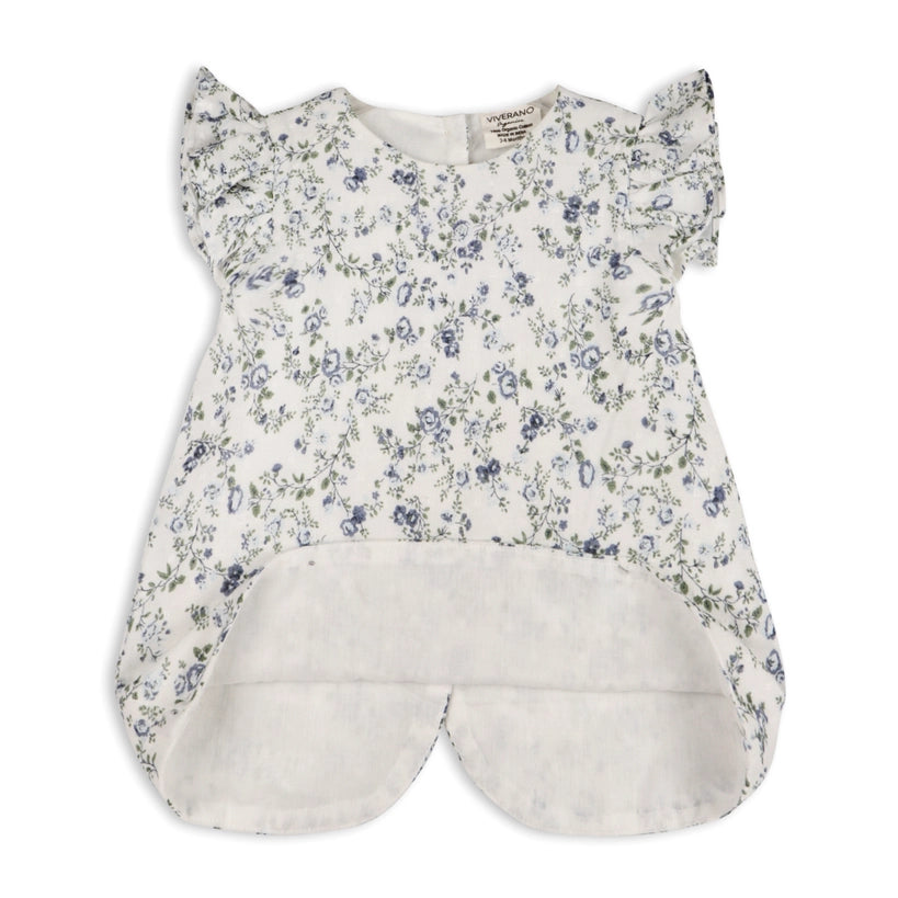 Baby Blouse with Bow Details & Bloomer