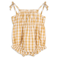 Lola Shoulder Tie Baby Romper