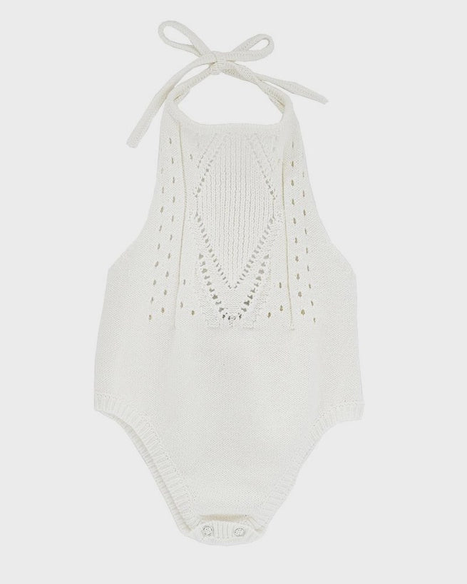Drake Crochet Halter Romper