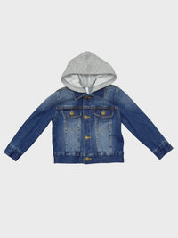 Hooded Denim Jacket