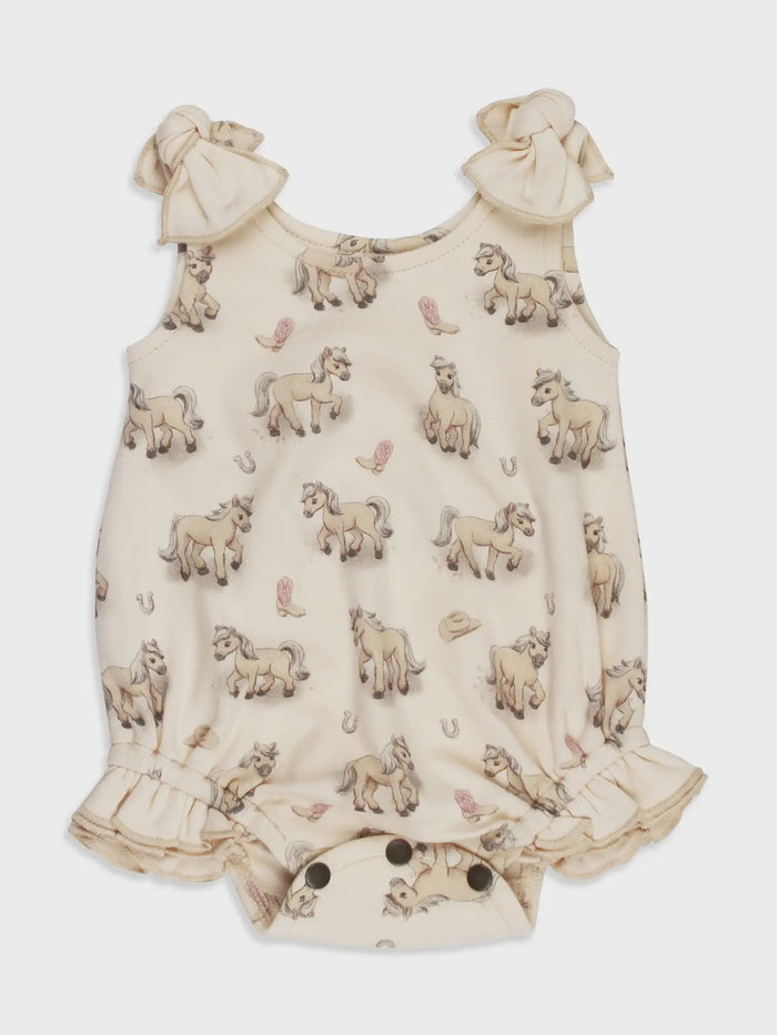 Organic Bowtie Shoulder Bodysuit