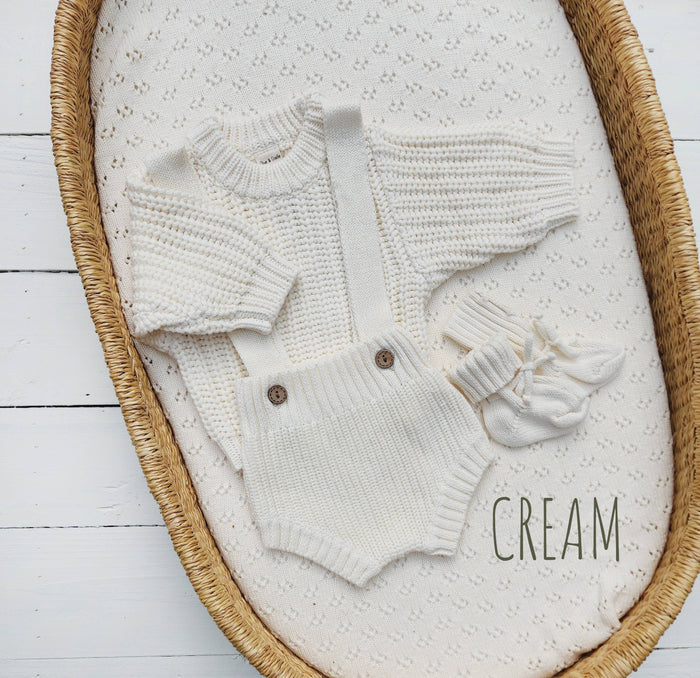Parker Baby Knit 3pc Outfit