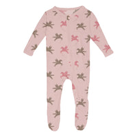 Muffin Ruffle Footie w/ 2 way Zip