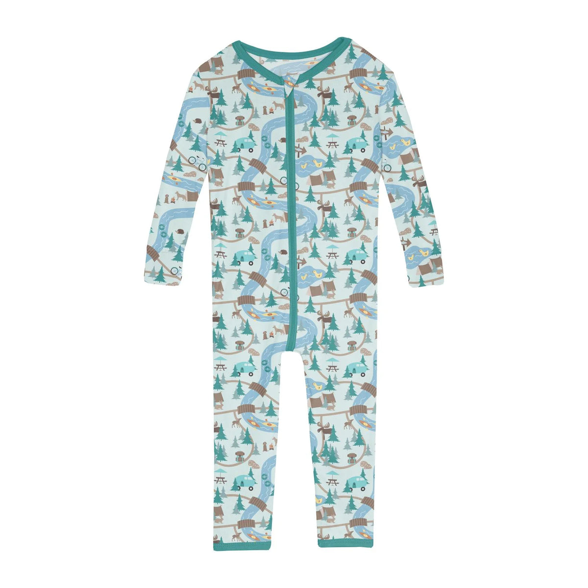 Print Convertible Sleeper w/ Zipper