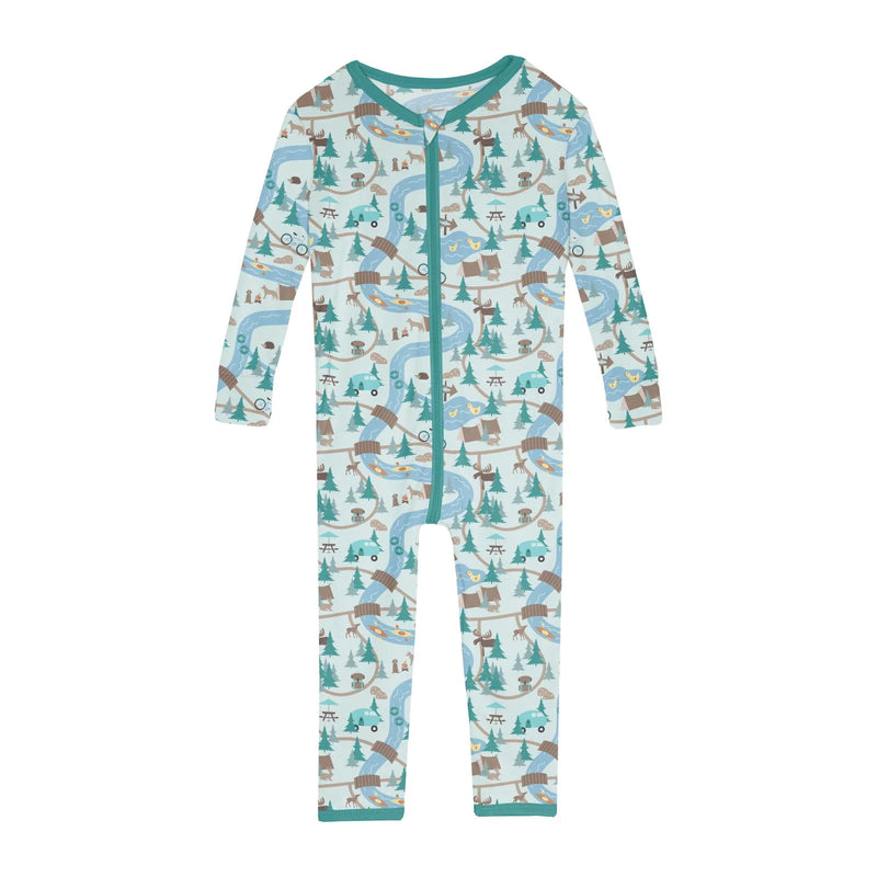 Print Convertible Sleeper w/ Zipper