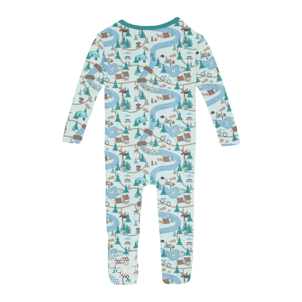 Print Convertible Sleeper w/ Zipper