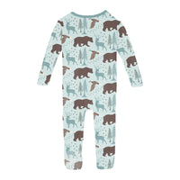 Print Convertible Sleeper w/ Zipper