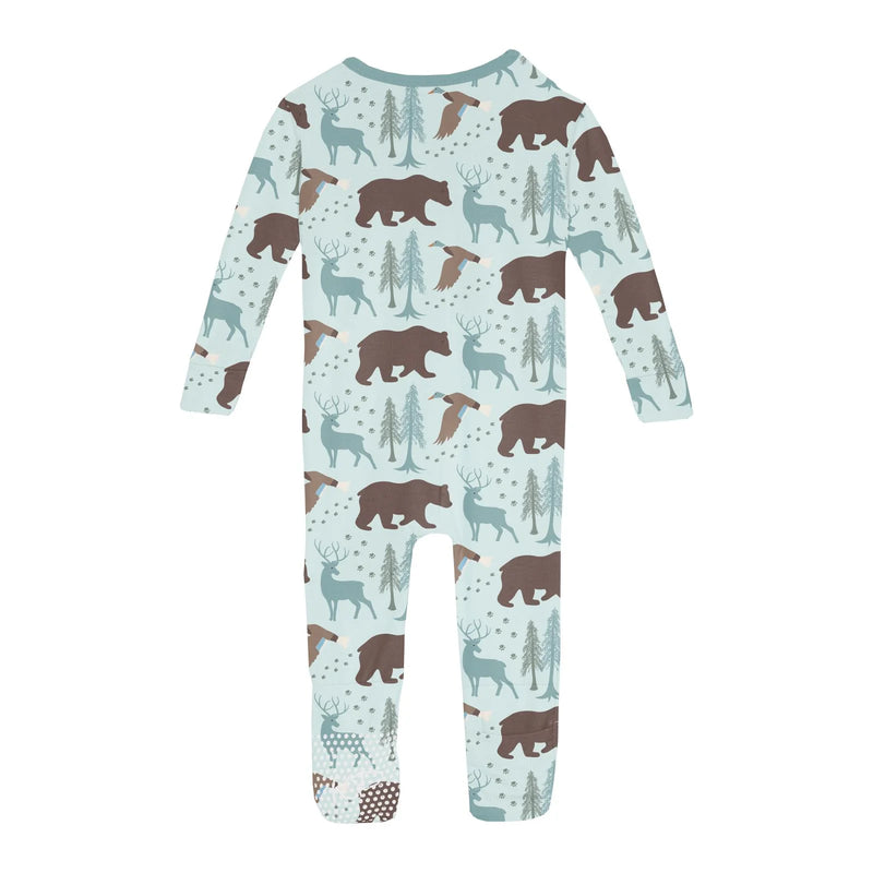 Print Convertible Sleeper w/ Zipper