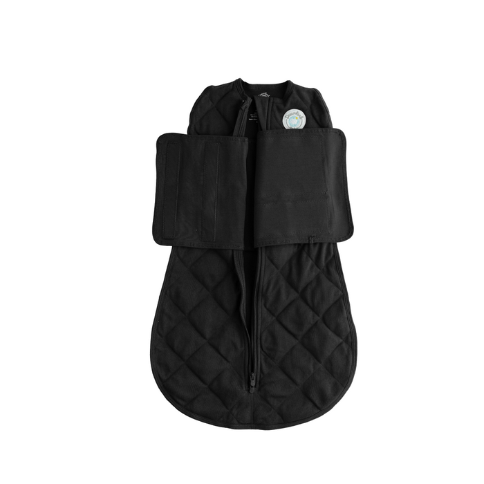 Black Bamboo Weighted Swaddle